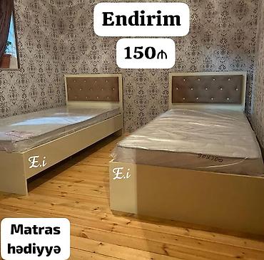 Yeni, Təknəfərlik çarpayı, Matras ilə lalafo.az -da Yeni, Təknəfərlik çarpayı, Matras ilə