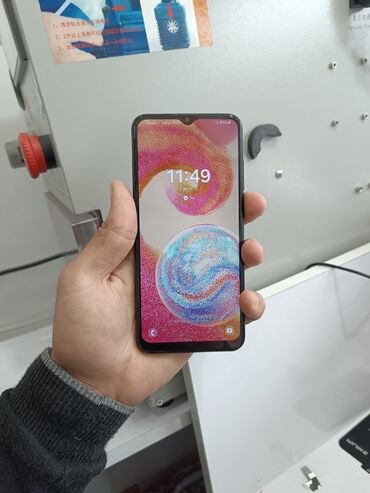 samsung c238: Samsung Galaxy A04e, 64 GB, rəng - Boz, Düyməli, İki sim kartlı, Face ID