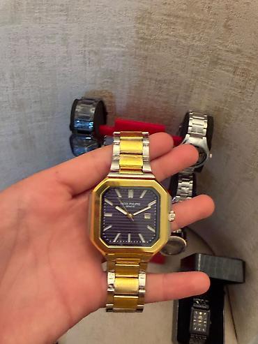 telefon saatı: Yeni, Qol saatı, Patek Phillipe, rəng - Gümüşü — 3
