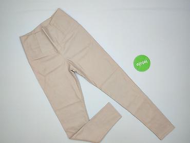 leginsy ecru: Leggings, Legginsy Ze skóry ekologicznej damskie, rozmiar M — 2