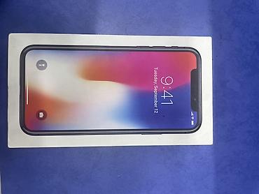 IPhone X, Б/у, 256 ГБ, Space Gray, Коробка, 72 %