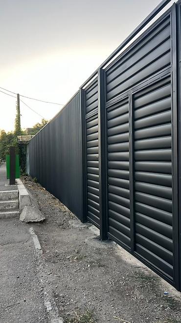 Металлические заборы: ВСЕ ФОТО РАБОТ НАШИ!!! Устанавливаем Заборы из профнастила — 15