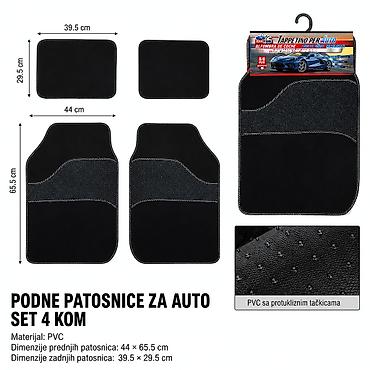 KMT Automobilska prostirka 2000092 Set podnih patosnica za auto (4
