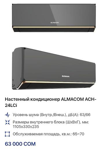 Настенные кондиционеры: Сплит-система, Almacom, Новый, До 18 м², Классический — 10