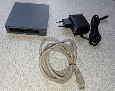 Модемы и сетевое оборудование: Коммутатор 5 портовый гигабитный TP-Link LS105G 5-port switch (5utp
