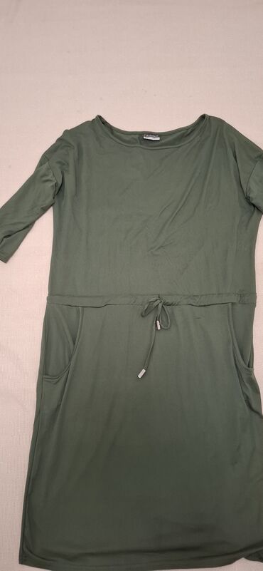 guess haljine: A-Dress L (EU 40), bоја - Zelena, Drugi tip rukava