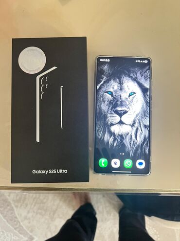 Bentley: Samsung S25 Ultra, 256 ГБ, цвет - Фиолетовый, Гарантия, Отпечаток пальца, Две SIM карты