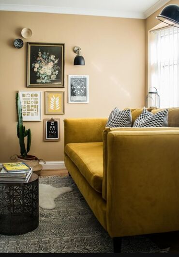 komoda za igracke: Three-seat sofas, color - Yellow