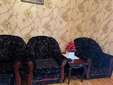 divan masa: Mebel dəsti – 1 divan + 2 kreslo + jurnal masası - Üslub: Klassik - — 7