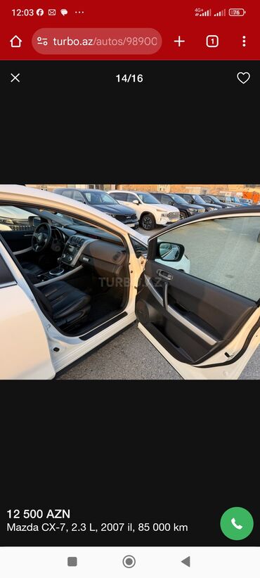 Mazda: Mazda CX-7: 2.3 l | 2007 il Krossover — 14