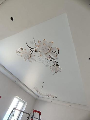 Натяжной потолок: Потолоктун болгон турун жасайбыз гарантия 10-жыл — 10