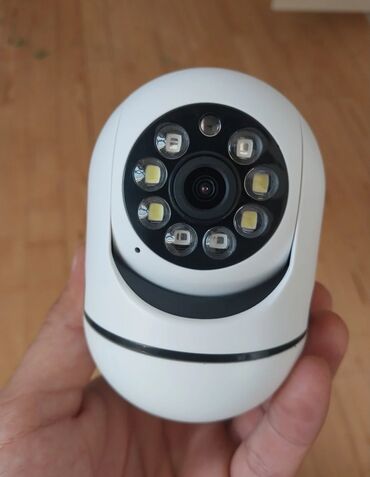 wi fi aparatı: Wi‑Fi təhlükəsizlik kamerası - Rəng: ağ - İki ədəd Wi‑Fi antenası ilə