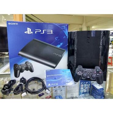 PS3 (Sony PlayStation 3): Qutsu ve 2eder orjinal enli plata pultu biri qutdan cixma digeri 70azn