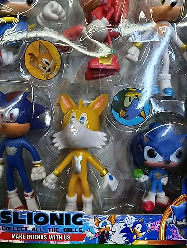 игрушки sonic: Соник игрушки в комплекте🌟 Комплектация товара: 8 персонажей, 5 — 5