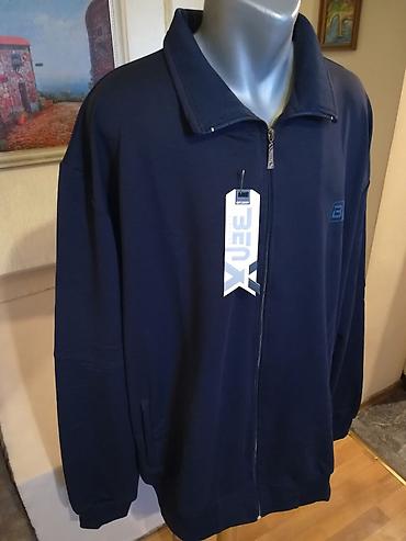 tech fleece 1:1: Novi muski duks sa kragnom u velikom broju Benx 5XL Teget — 3