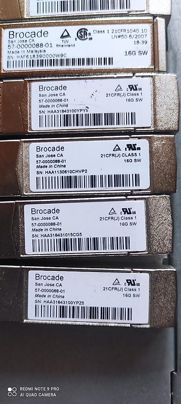 Модемы и сетевое оборудование: Продаются SFP модули ethernet 1, 10, 25, 40 gb. и для SAN систем 8 — 3