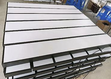 Светодиодная потолочная панель: Лайт бокс Световая короба LED прямоугольная, узкая (линейный формат) — 17