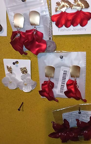 Ogrlice: Ručno rađene ogrlice – razni modeli - Set od zlatno‑braon perli — 14