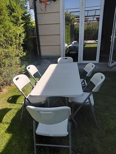 office table: Складной комплект для пикников/мероприятий: стол + 6 стульев - — 3