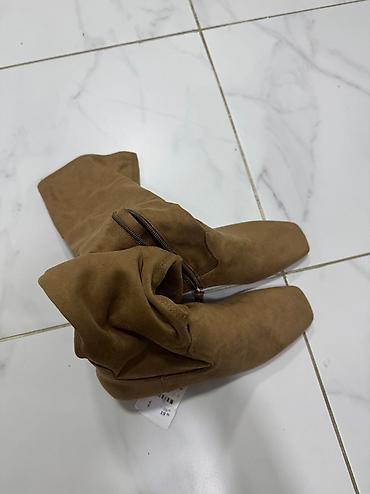 pull and: Сапоги, 37, Zara, Новый, цвет - Бежевый, Самовывоз, Платная доставка — 4