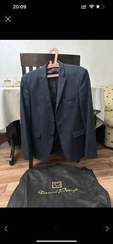 мужской пиджак: Костюм L (EU 40), 5XL (EU 50), 6XL (EU 52), цвет - Синий