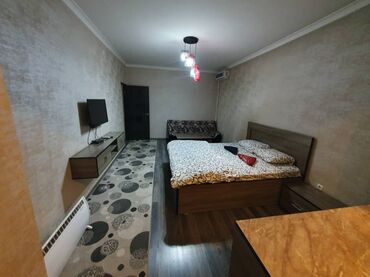 московская квартира: 1 комната, Душевая кабина, Постельное белье, Кондиционер