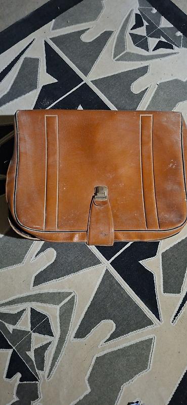 camadan satışı: Məhsul: Retro üslubda böyük ölçülü səfər çantası - Material: qəhvəyi — 9