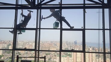 Digər tikinti xidmətləri: Alpinist üsulla əl çatmaz yerlərdə və istənilən hündürlükdə fasad — 17