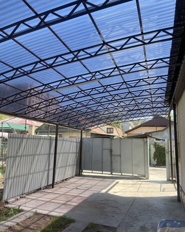 Сварка: Делаем Навес навес сварка Перилы рещетка — 12