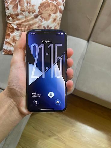 iphone 11 pro kabro: IPhone 11 Pro, 64 GB, Matte Midnight Green, Zəmanət, Simsiz şarj, Face ID — 7