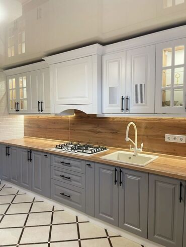 Sifarişlə mətbəx mebeli: Sifarişlə mətbəx dəsti, Özü çəkən petlələr, MDF, Kredit yoxdur, Pulsuz çatdırılma, Ödənişli çatdırılma, Rayonlara çatdırılma — 14