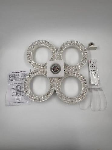Led çilçıraqlar: Led Çılçıraq, 4 və daha çox lampa, Xrustal — 5