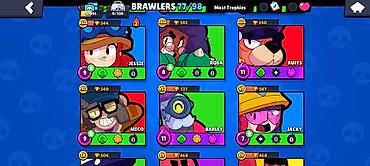 Digər bijuteriyalar: Brawl Stars oyunu üçün oyun hesabı - Kupa: 41,496 - Klublar, dostlar — 6