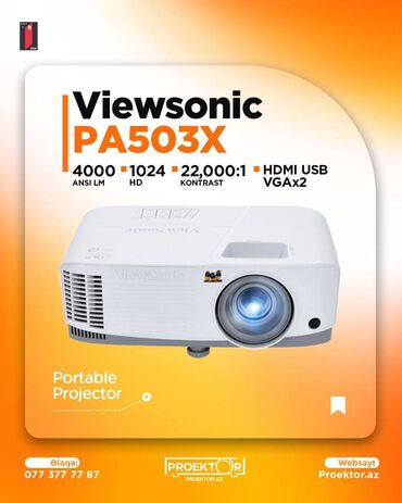 mini proyektorlar: İşlənmiş Portativ Proyektor ViewSonic, Ödənişli çatdırılma