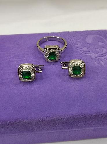 Серебряные наборы украшений: Набор украшений, Проба 925, Женские, Новый — 8