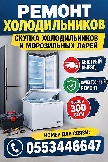 Ремонт холодильников и морозильных ларей. - Быстрый выезд мастера -