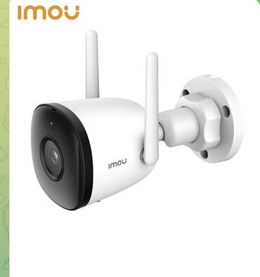 охрана дордой: IP-камера IMOU Bullet 2C: ночное видение, датчик движения, микрофон