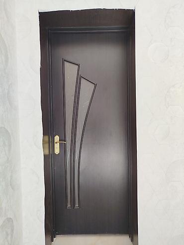 seyf qapilar qiyməti: Qapı – daxili istifadə üçün, tünd qəhvəyi (wenge tonunda) MDF/laminat — 2