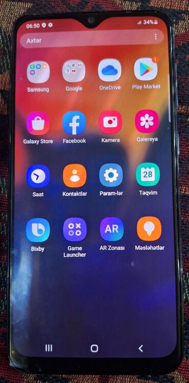 samsung p300: Samsung Galaxy A50, 64 GB, rəng - Mavi, Düyməli, Barmaq izi, İki sim kartlı