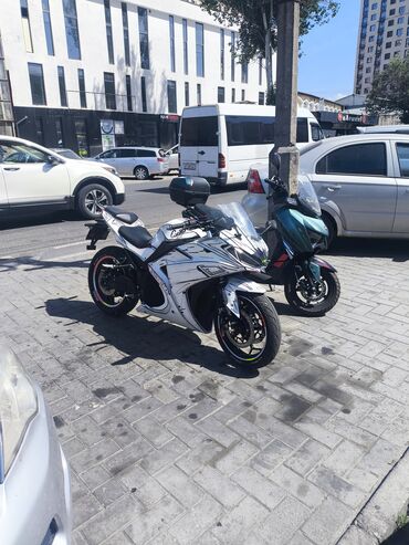 Мотоциклы: Спортбайк Kawasaki, 100 куб. см, Электро, Взрослый, Б/у