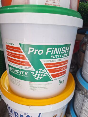 шпакловка цена: Универсальная финишная шпатлевка Pro FINISH PUTTY LUX от STENOTEK в
