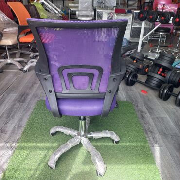 Ofis və oyun kresloları: Yeni, Təkərli, Qolları tənzimlənmir, Parça — 11