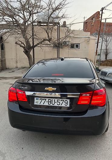 damas masin: Chevrolet Cruze sedan - Kuzov: sedan, qara rəng - Mühərrik: benzin - — 4
