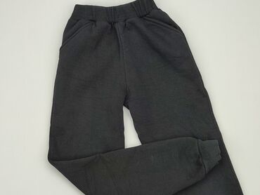 spodnie z rozcieciem: Spodnie domowe 11 lat, wzrost - 146 cm., Bawełna, stan - Bardzo dobry