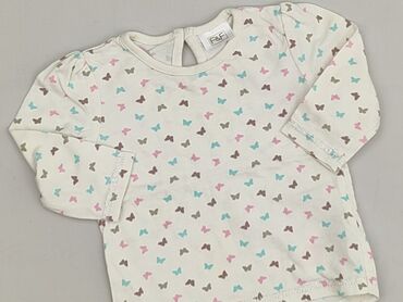 jednokolorowe body niemowlęce: Bluzka, F&F, 1-3 m, stan - Bardzo dobry