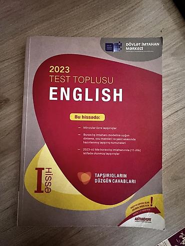 2023 Test Toplusu – English (I hissə), Dövlət İmtahan Mərkəzi (bir lalafo.az -da 2023 Test Toplusu – English (I hissə), Dövlət İmtahan Mərkəzi (bir