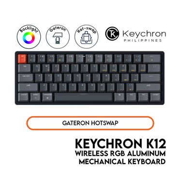 Аксессуары для ПК: Keychron K12 RGB Hotswap Такая маленькая клавиатура и такой большой