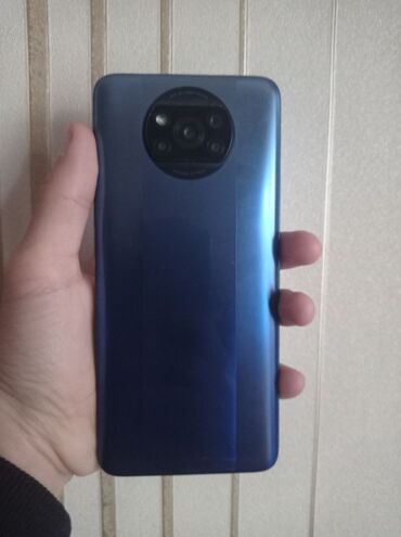 продаю телефон поко: Poco X3 Pro, Б/у, 128 ГБ, цвет - Голубой, 1 SIM