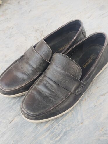 срочно продаю в связи с переездом: Лоферы, 38.5, Б/у, цвет - Коричневый