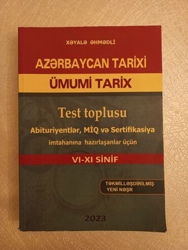 Tarix - Xəyalə Əhmədli Test Toplusu. Səliqəlidir, içi təmizdir. Qiymət